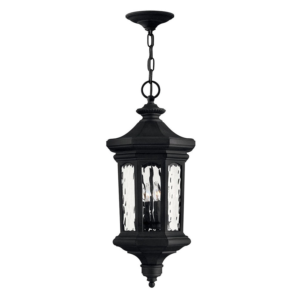 Outdoor Raley - Large Hanging Lantern-Hinkley Lighting-HINKLEY-1602MB-Outdoor Post LanternsMuseum Black-1-France and Son