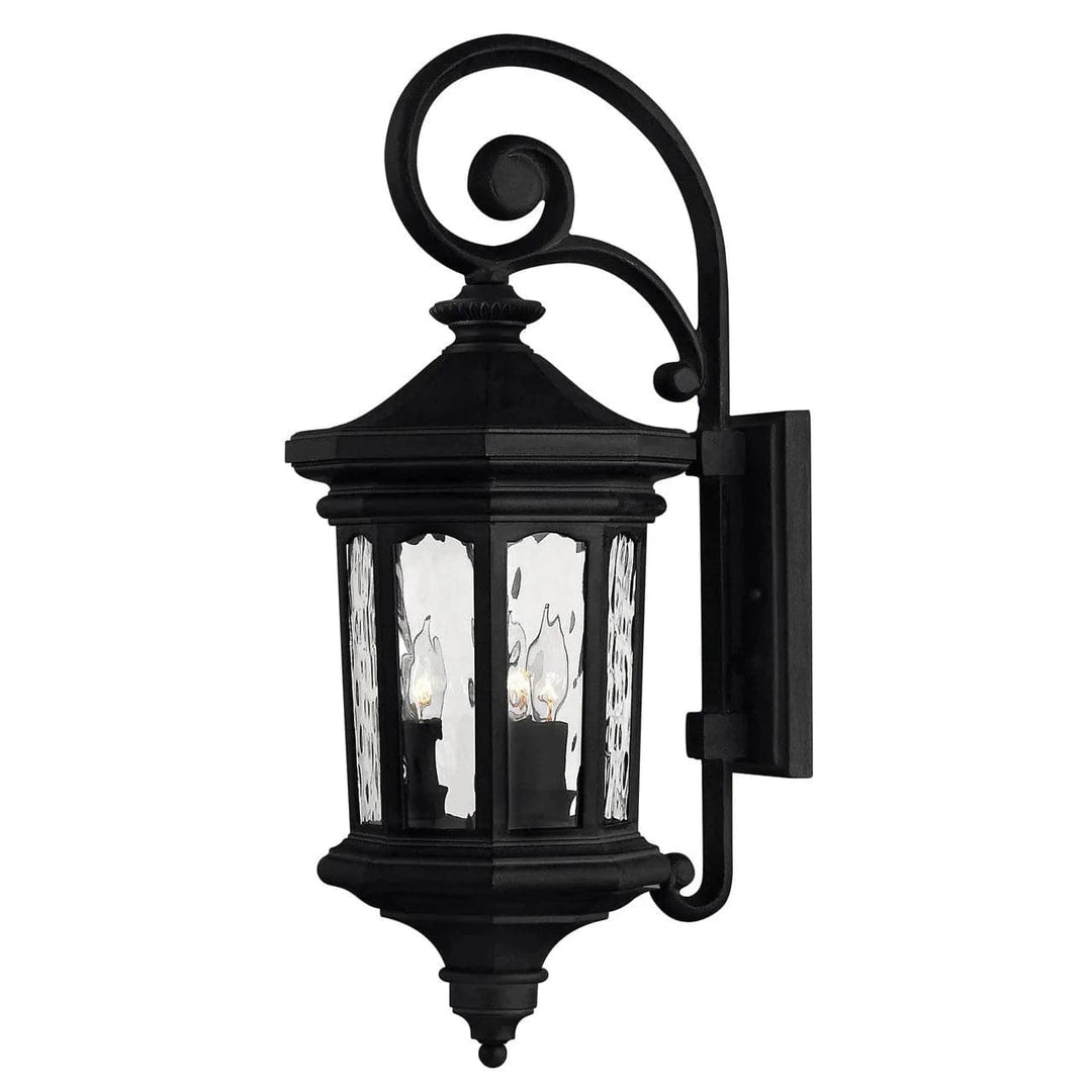 Raley Medium Wall Mount Lantern-Hinkley Lighting-HINKLEY-1604MB-LL-Outdoor Post Lanterns-1-France and Son