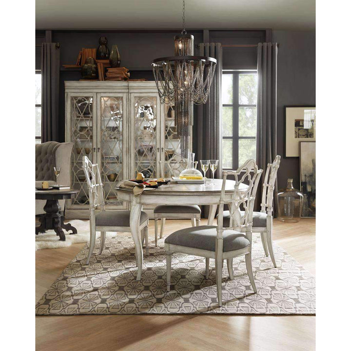 Arabella Side Dining Chair-Hooker-HOOKER-1610-75510-WH-Dining Chairs-3-France and Son