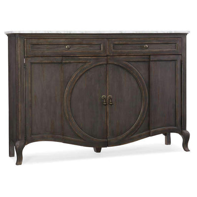 Arabella Four-Door Two-Drawer Credenza-Hooker-HOOKER-1610-85005-GRY-Sideboards & Credenzas-1-France and Son