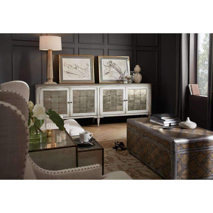 Arabella Four - Door Credenza-Hooker-HOOKER-1610-85006-WH-Sideboards & Credenzas-4-France and Son