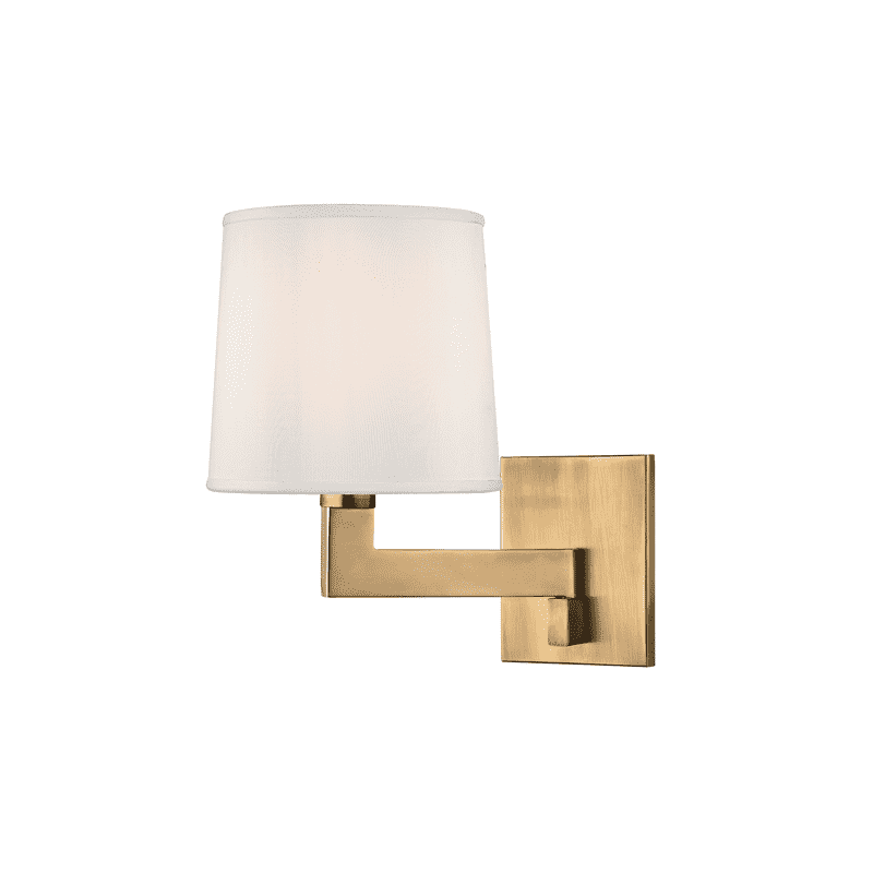 Fairport 1 Light Wall Sconce-Hudson Valley-HVL-5931-AGB-Wall LightingAged Brass-3-France and Son