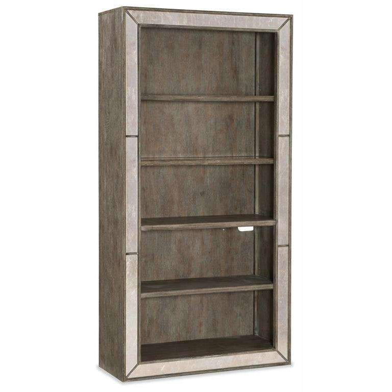 Rustic Glam Bookcase-Hooker-HOOKER-1641-10445-LTWD-Bookcases & Cabinets-1-France and Son