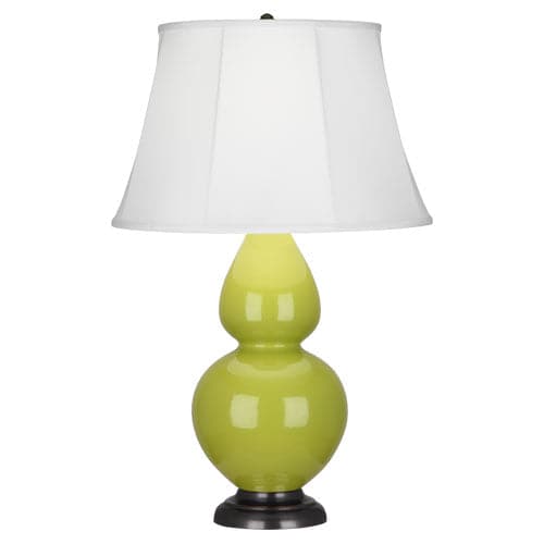 Double Gourd Table Lamp-Robert Abbey Fine Lighting-ABBEY-1643-Table LampsApple-Deep Patina-Ivory-85-France and Son