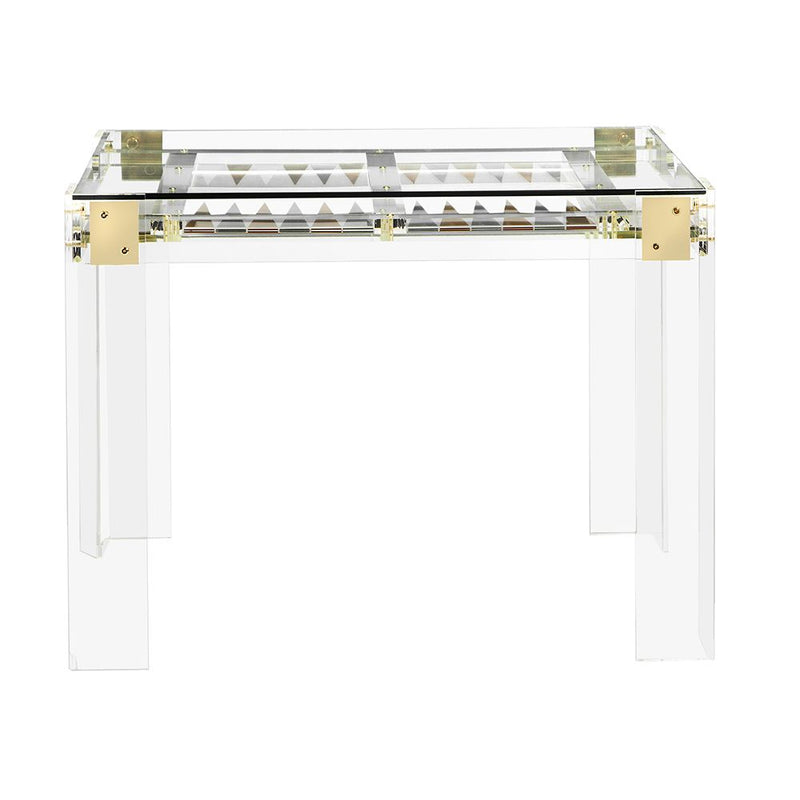 Pierre Acrylic Backgammon Table-Interlude-INTER-165081-Game Tables-3-France and Son