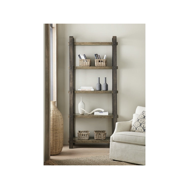 Modern Crafted Bookcase-Hooker-HOOKER-1654-10445-MTL-Bookcases & Cabinets-2-France and Son