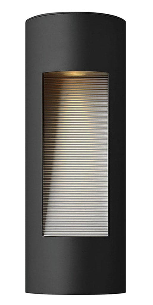 Outdoor Luna Medium Wall Mount Lantern-Hinkley Lighting-HINKLEY-1660SK-LED-Outdoor Post LanternsSatin Black-2-France and Son