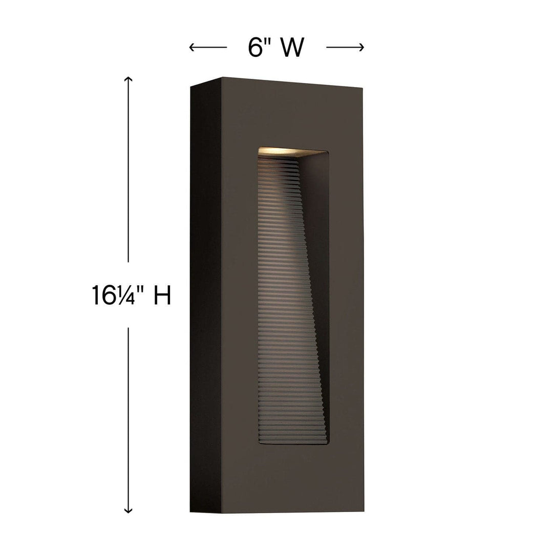 Luna Medium Wall Mount Lantern-Hinkley Lighting-HINKLEY-1668BZ-Wall LightingNON-LED-3-France and Son