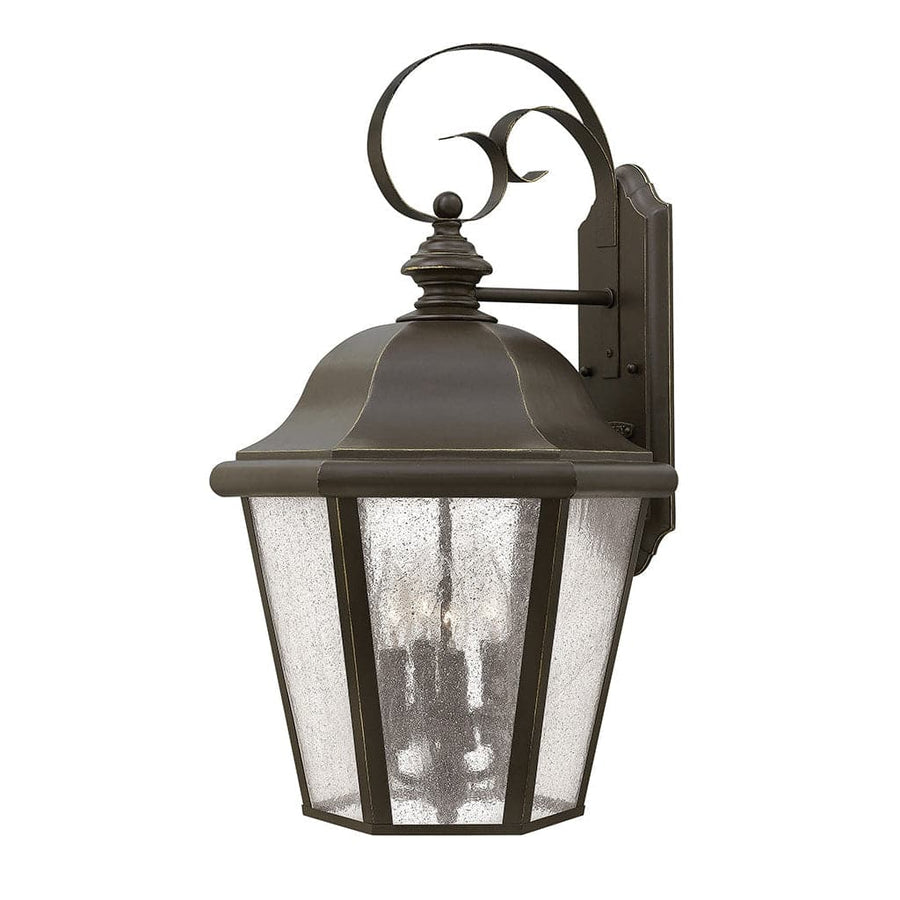 Outdoor Edgewater Extra Large Wall Mount Lantern-Hinkley Lighting-HINKLEY-1675OZ-LL-Outdoor Post LanternsLED-Oil Rubbed Bronze-1-France and Son