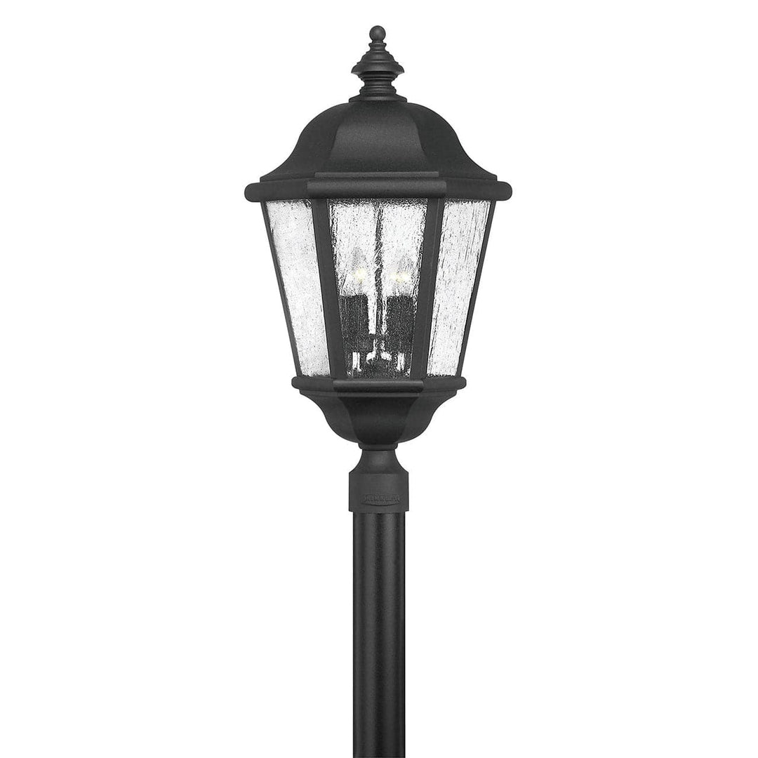 Outdoor Edgewater Extra Large Post Top or Pier Mount Lantern-Hinkley Lighting-HINKLEY-1677BK-LV-Outdoor Post LanternsBlack (12V)-1-France and Son