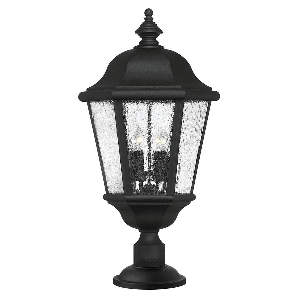 Outdoor Edgewater Extra Large Post Top or Pier Mount Lantern-Hinkley Lighting-HINKLEY-1677BK-LV-Outdoor Post LanternsBlack (12V)-3-France and Son