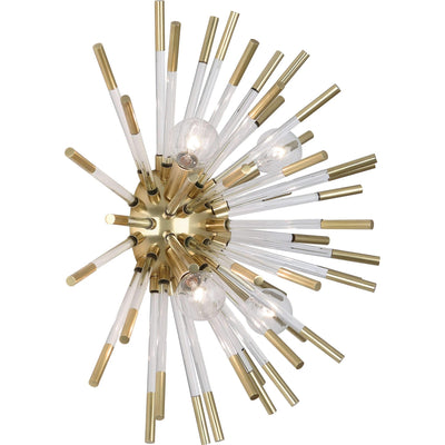 Andromeda Wall Sconce-Robert Abbey Fine Lighting-ABBEY-167-Wall LightingModern Brass-1-France and Son