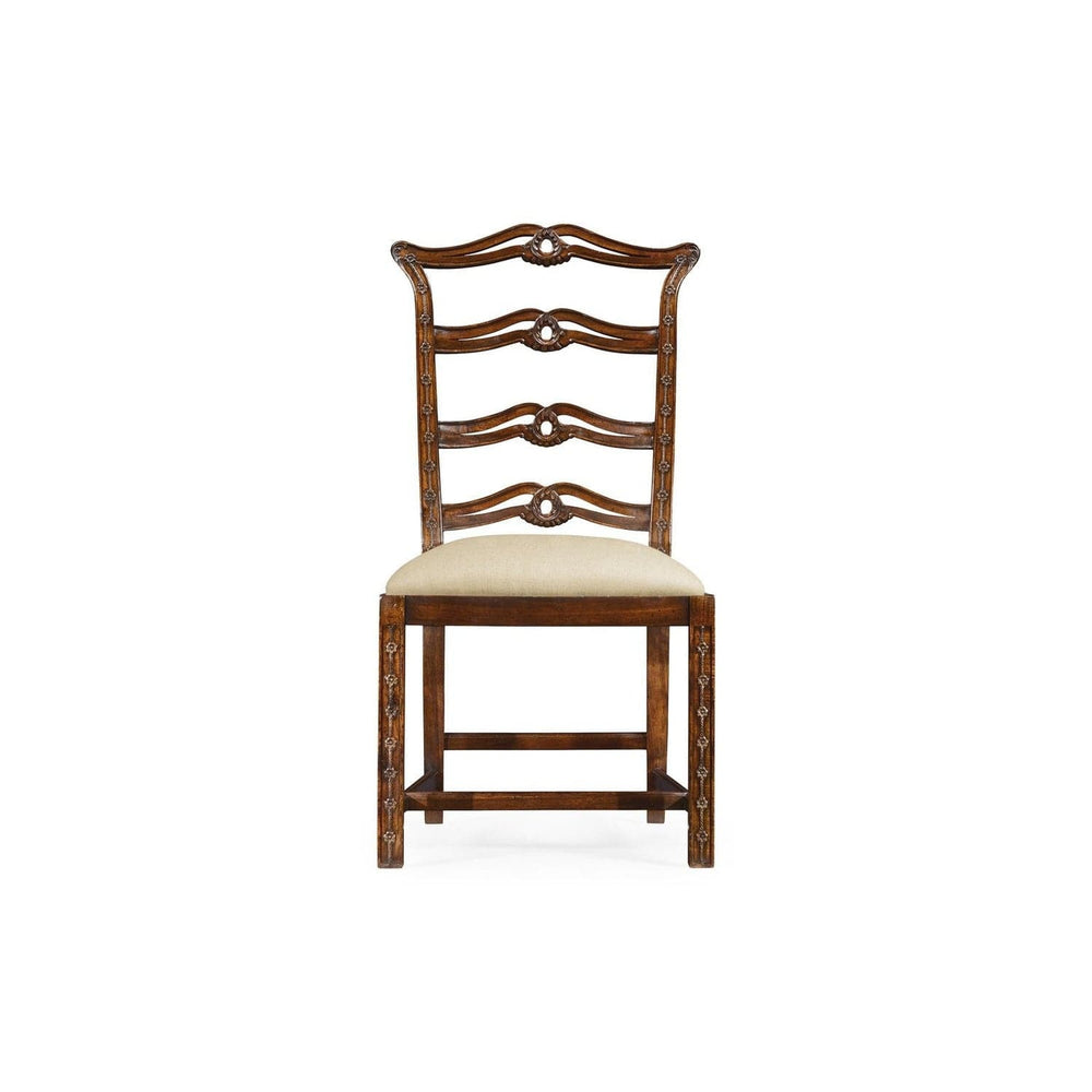 Chippendale Pierced Back Side Chair-Jonathan Charles-JCHARLES-492468-SC-MAH-F200-Dining ChairsF200-2-France and Son