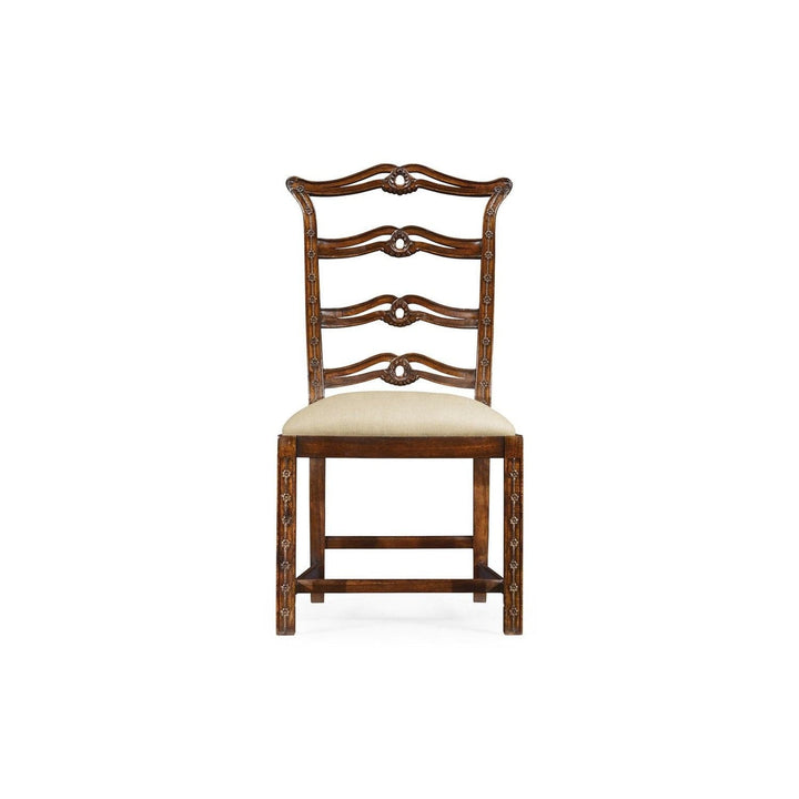 Chippendale Pierced Back Side Chair-Jonathan Charles-JCHARLES-492468-SC-MAH-F200-Dining ChairsF200-2-France and Son