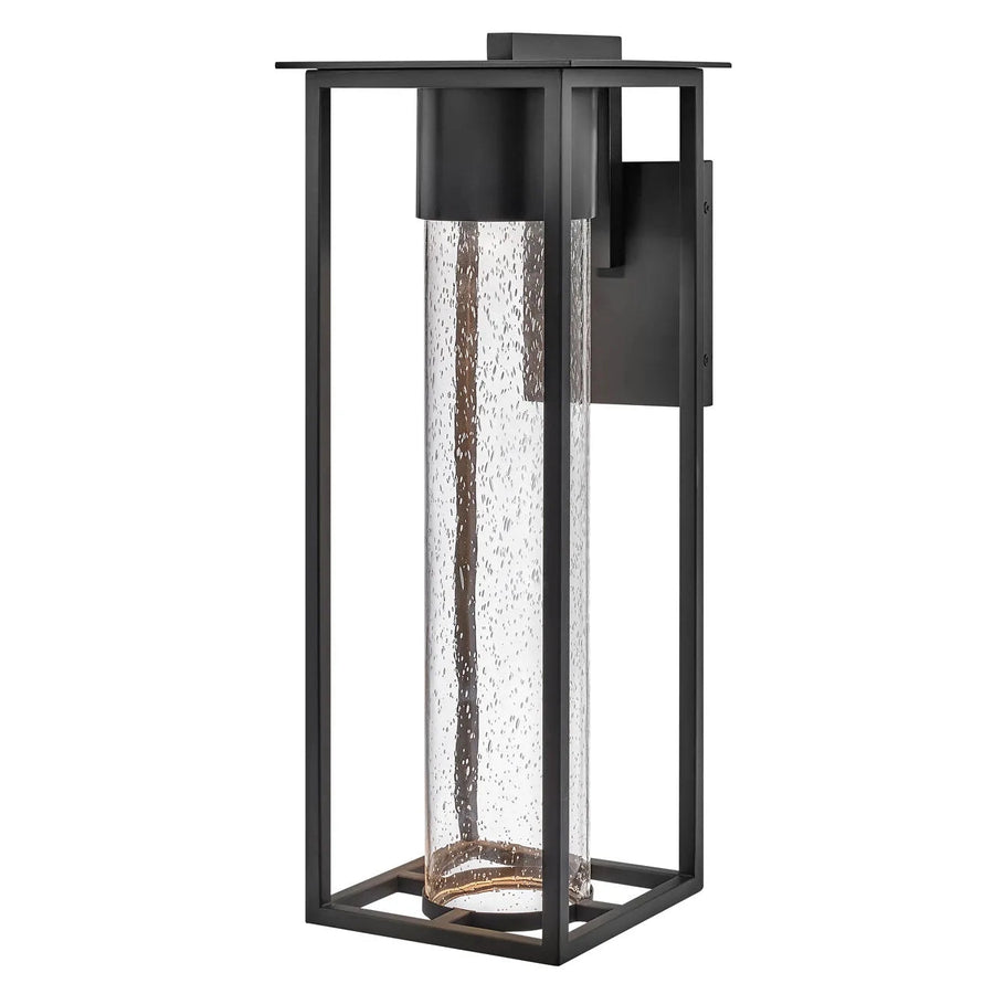 Outdoor Coen - Wall Mount Lantern with Bulb-Hinkley Lighting-HINKLEY-17025BK-LL-Outdoor Wall SconcesBlack-Large-1-France and Son
