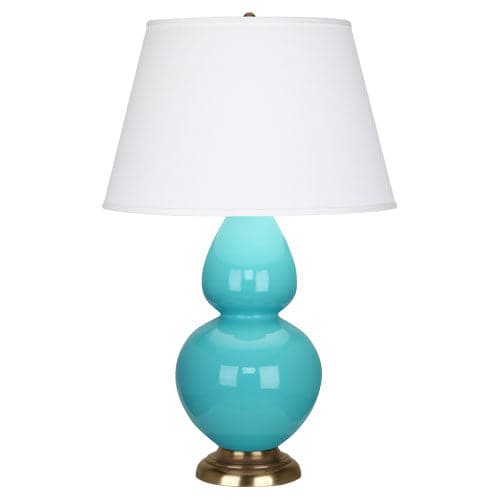 Double Gourd Table Lamp-Robert Abbey Fine Lighting-ABBEY-1660-Table LampsLily-Natural Brass-Ivory-32-France and Son
