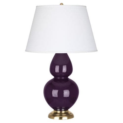 Double Gourd Table Lamp-Robert Abbey Fine Lighting-ABBEY-1660-Table LampsLily-Natural Brass-Ivory-30-France and Son