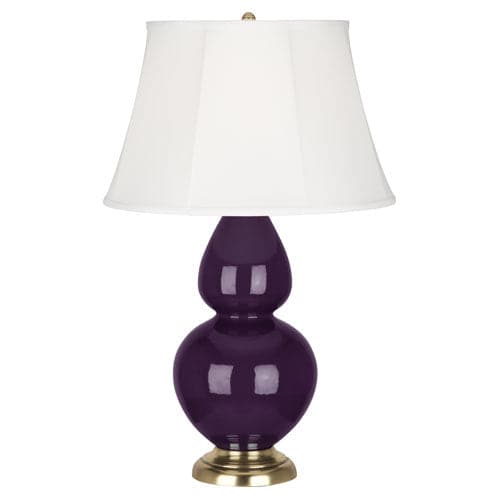 Double Gourd Table Lamp-Robert Abbey Fine Lighting-ABBEY-1660-Table LampsLily-Natural Brass-Ivory-56-France and Son
