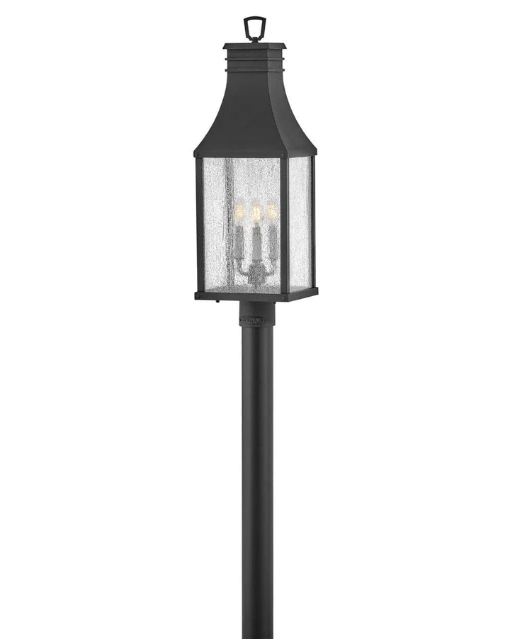 Outdoor Beacon Hill - Large Post Top or Pier Mount Lantern-Hinkley Lighting-HINKLEY-17461MB-Outdoor Post LanternsMuseum Black-2-France and Son