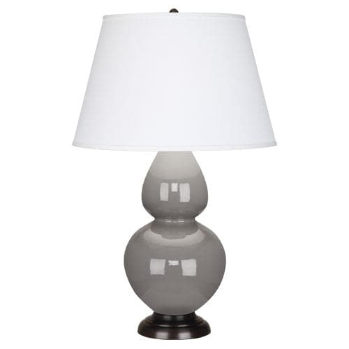 Double Gourd Table Lamp-Robert Abbey Fine Lighting-ABBEY-1660-Table LampsLily-Natural Brass-Ivory-45-France and Son