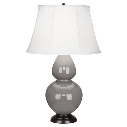 Double Gourd Table Lamp-Robert Abbey Fine Lighting-ABBEY-1660-Table LampsLily-Natural Brass-Ivory-44-France and Son