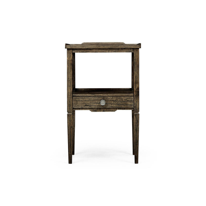 Casual Square Lamp Table-Jonathan Charles-JCHARLES-491023-CFW-Side TablesCountry Walnut-7-France and Son
