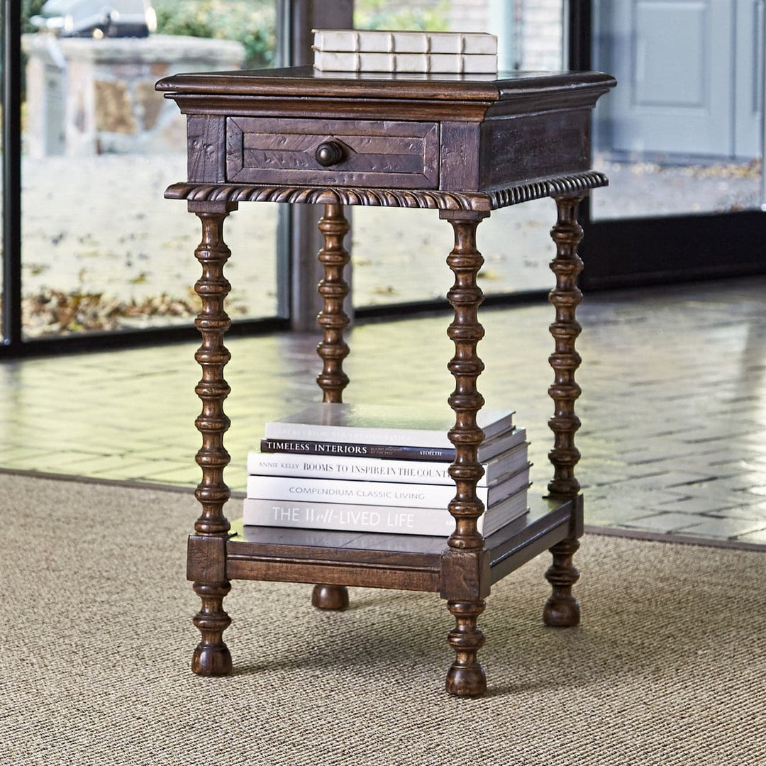 Castilian Accent Table-Ambella-AMBELLA-17524-900-001-Side TablesMahogany-4-France and Son