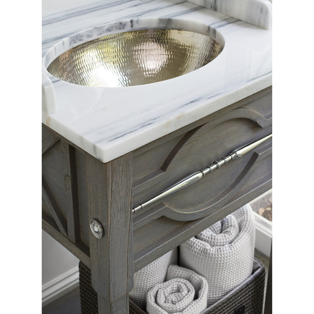 Spindle Sink Chest-Ambella-AMBELLA-17553-110-111-Bathroom VanityMini-Weathered Grey-Bianco Giulia marble-5-France and Son