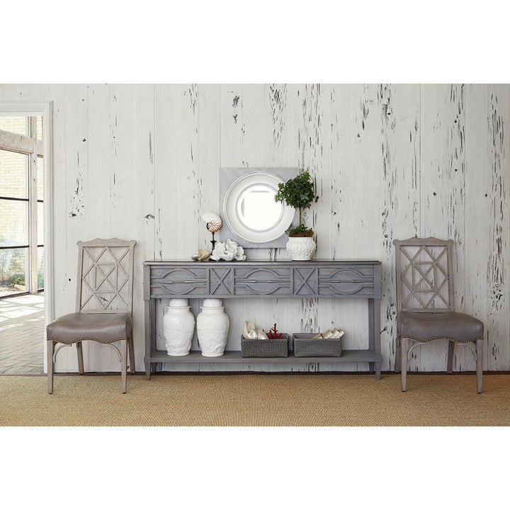 Spindle Console-Ambella-AMBELLA-17554-850-002-Console TablesWeather Grey-2-France and Son