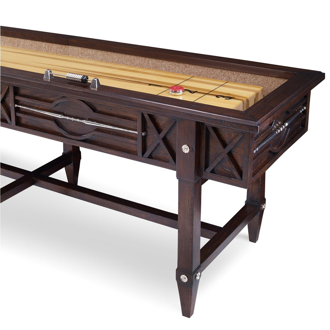 Spindle Shuffleboard Table-Ambella-AMBELLA-17554-935-022-Game TablesGrey-7-France and Son