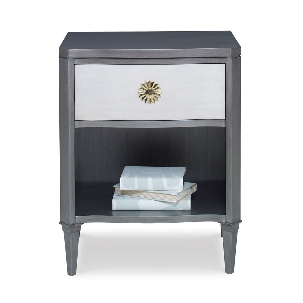 Halley Nightstand - Grey / Linen-Ambella-AMBELLA-17584-830-002-Nightstands-4-France and Son