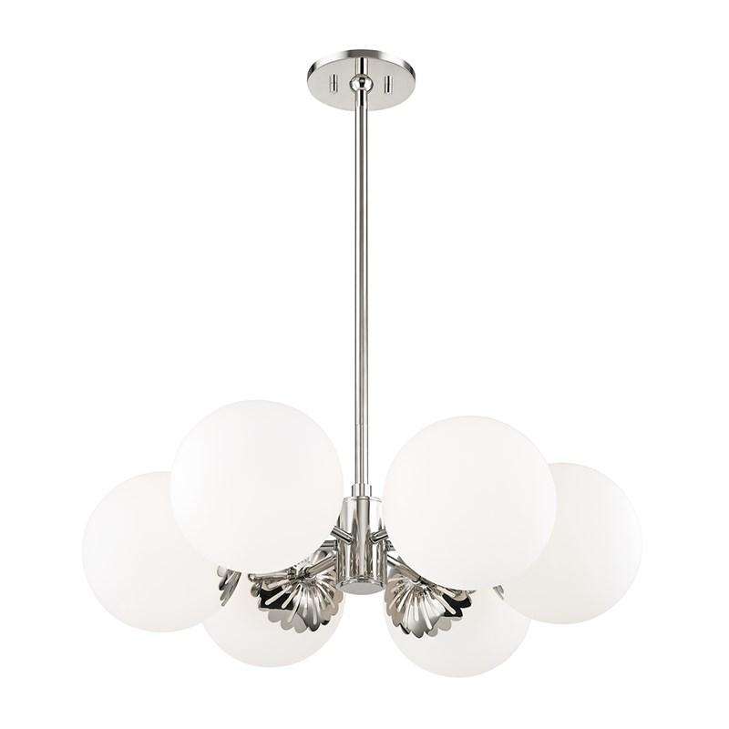 Paige 6 Light Chandelier-Mitzi-HVL-H193806-PN-ChandeliersSilver-3-France and Son