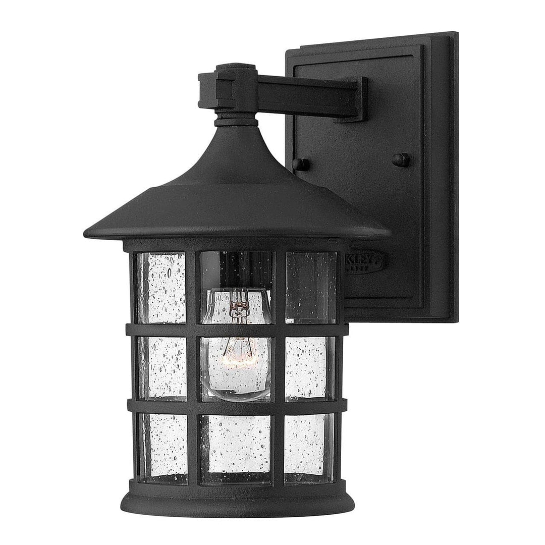 Freeport - Small Wall Mount Lantern-Hinkley Lighting-HINKLEY-1800BK-Flush Mounts-1-France and Son