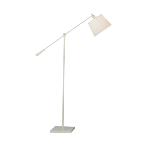 Real Simple Boom Floor Lamp-Robert Abbey Fine Lighting-ABBEY-1804-Floor LampsStardust White-3-France and Son