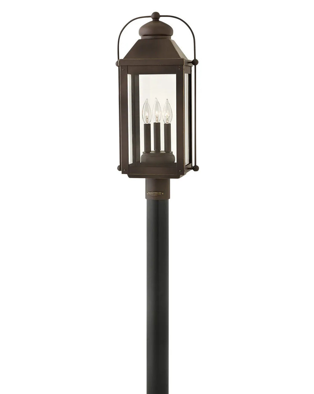 Anchorage Large Post Top or Pier Mount Lantern-Hinkley Lighting-HINKLEY-1851LZ-Outdoor Post LanternsBronze-2-France and Son