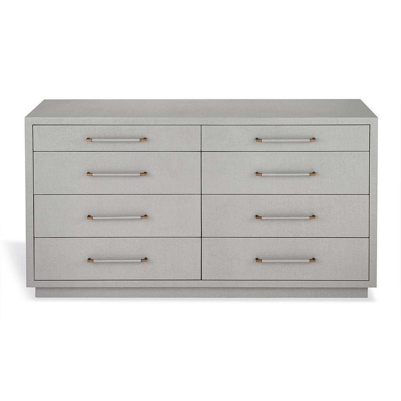 Taylor 8 Drawer Chest-Interlude-INTER-188075-DressersLight Grey / Antique Brass-3-France and Son