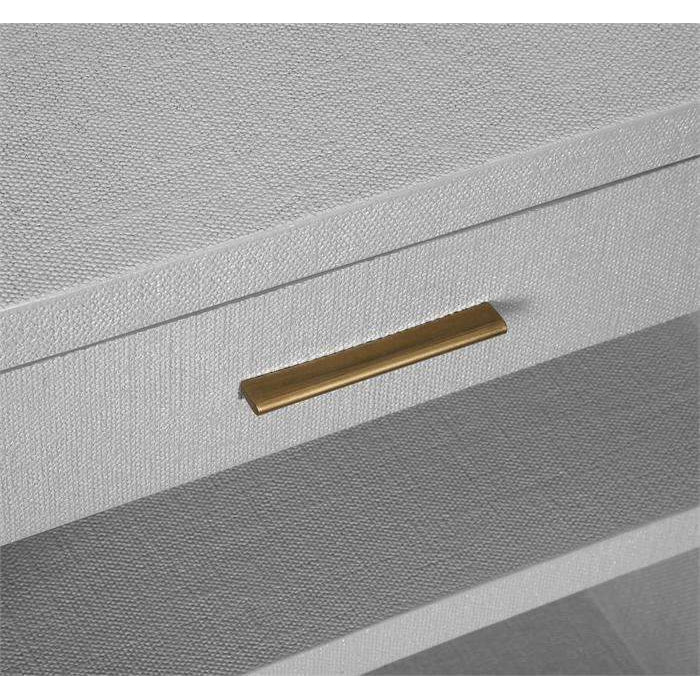 Livia Bedside Chest-Interlude-INTER-188100-NightstandsLight Grey-7-France and Son