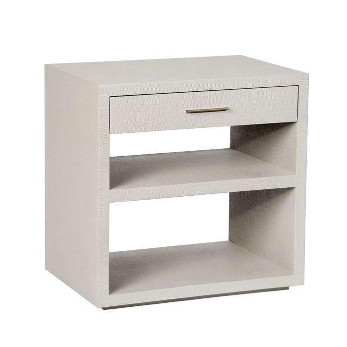 Livia Bedside Chest-Interlude-INTER-188100-NightstandsLight Grey-3-France and Son