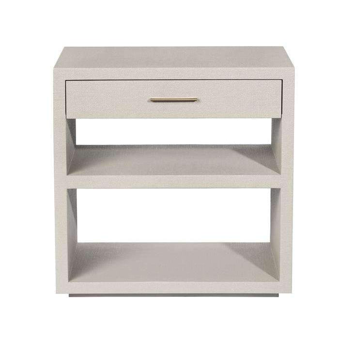 Livia Bedside Chest-Interlude-INTER-188100-NightstandsLight Grey-6-France and Son