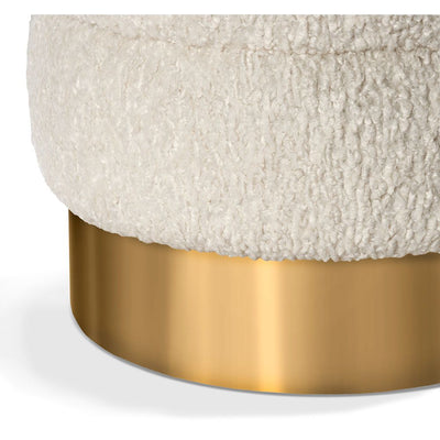 Charlize Stool-Interlude-INTER-188168-Stools & OttomansPOLISHED BRASS-2-France and Son