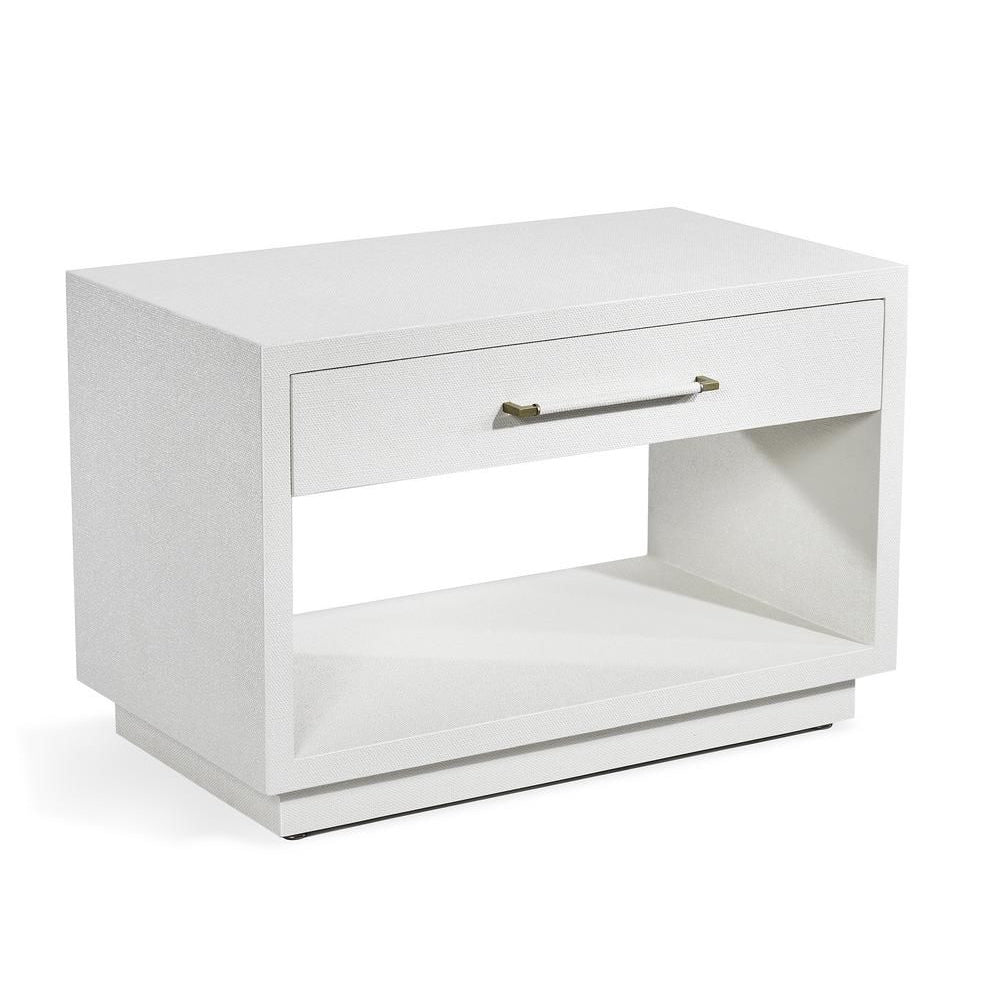 Taylor Low Bedside Chest-Interlude-INTER-188198-NightstandsWhite-2-France and Son
