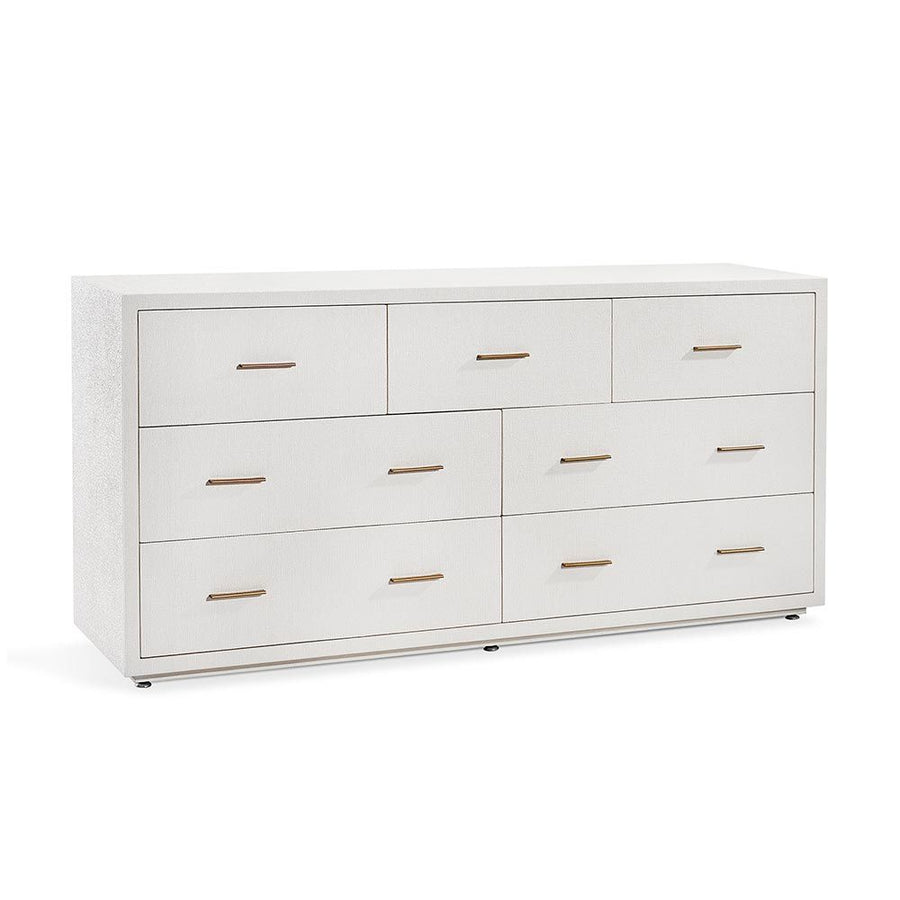 Livia 7 Drawer Chest -White-Interlude-INTER-188215-Dressers-1-France and Son