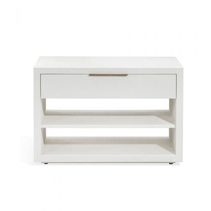 MONTAIGNE LARGE BEDSIDE CHEST - WHITE-Interlude-INTER-188217-Dressers-1-France and Son
