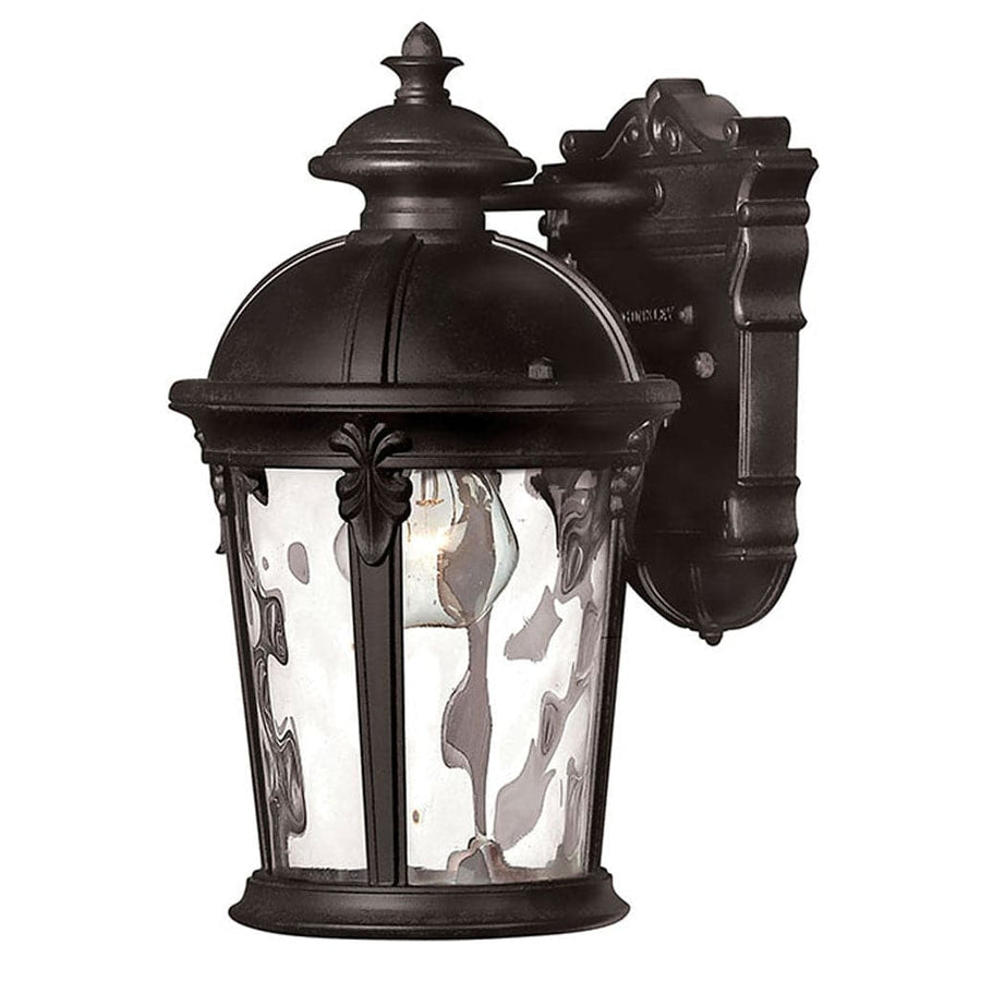 Outdoor Windsor - Extra Small Wall Mount Lantern-Hinkley Lighting-HINKLEY-1890BK-Wall Lighting-1-France and Son