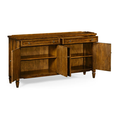 Four Door Sideboard-Jonathan Charles-JCHARLES-491025-CFW-Sideboards & CredenzasCountry Walnut-3-France and Son