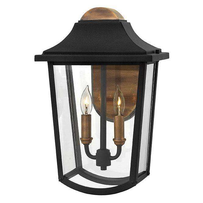 Outdoor Burton Wall Sconce-Hinkley Lighting-HINKLEY-1974BK-Outdoor Lighting-1-France and Son