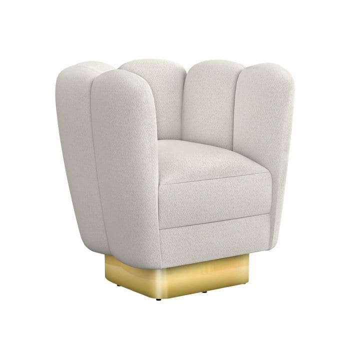 Gallery Swivel Chair Brass-Interlude-INTER-198010-7-Lounge ChairsCameo-Brass-8-France and Son