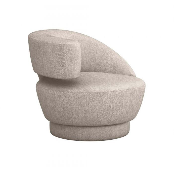 Arabella Swivel Chair-Interlude-INTER-198015-2-Lounge ChairsBungalow-Left-25-France and Son