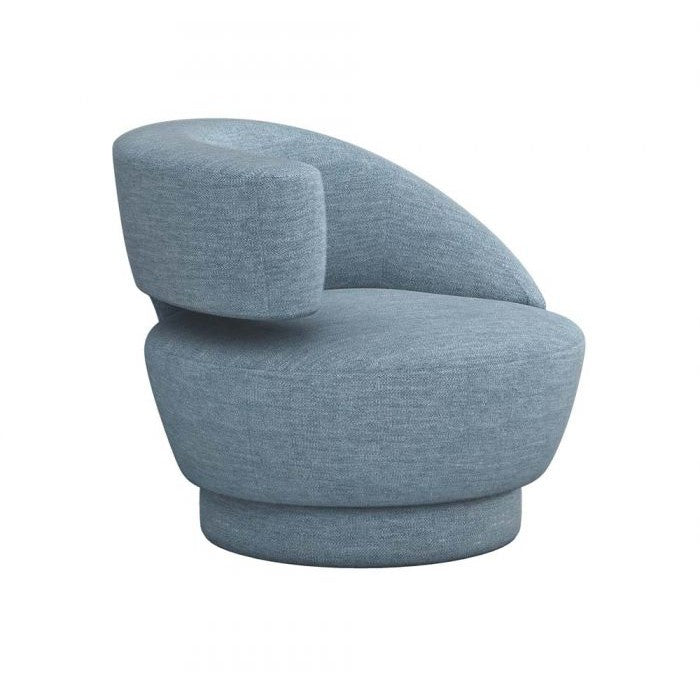 Arabella Swivel Chair-Interlude-INTER-198015-52-Lounge ChairsSurf-Left-5-France and Son