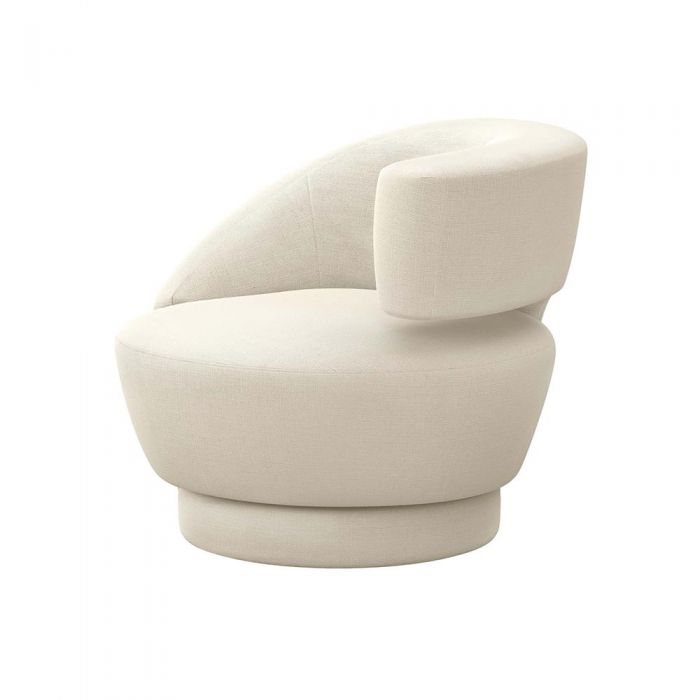 Arabella Swivel Chair-Interlude-INTER-198018-15-Lounge ChairsPure-Right-31-France and Son